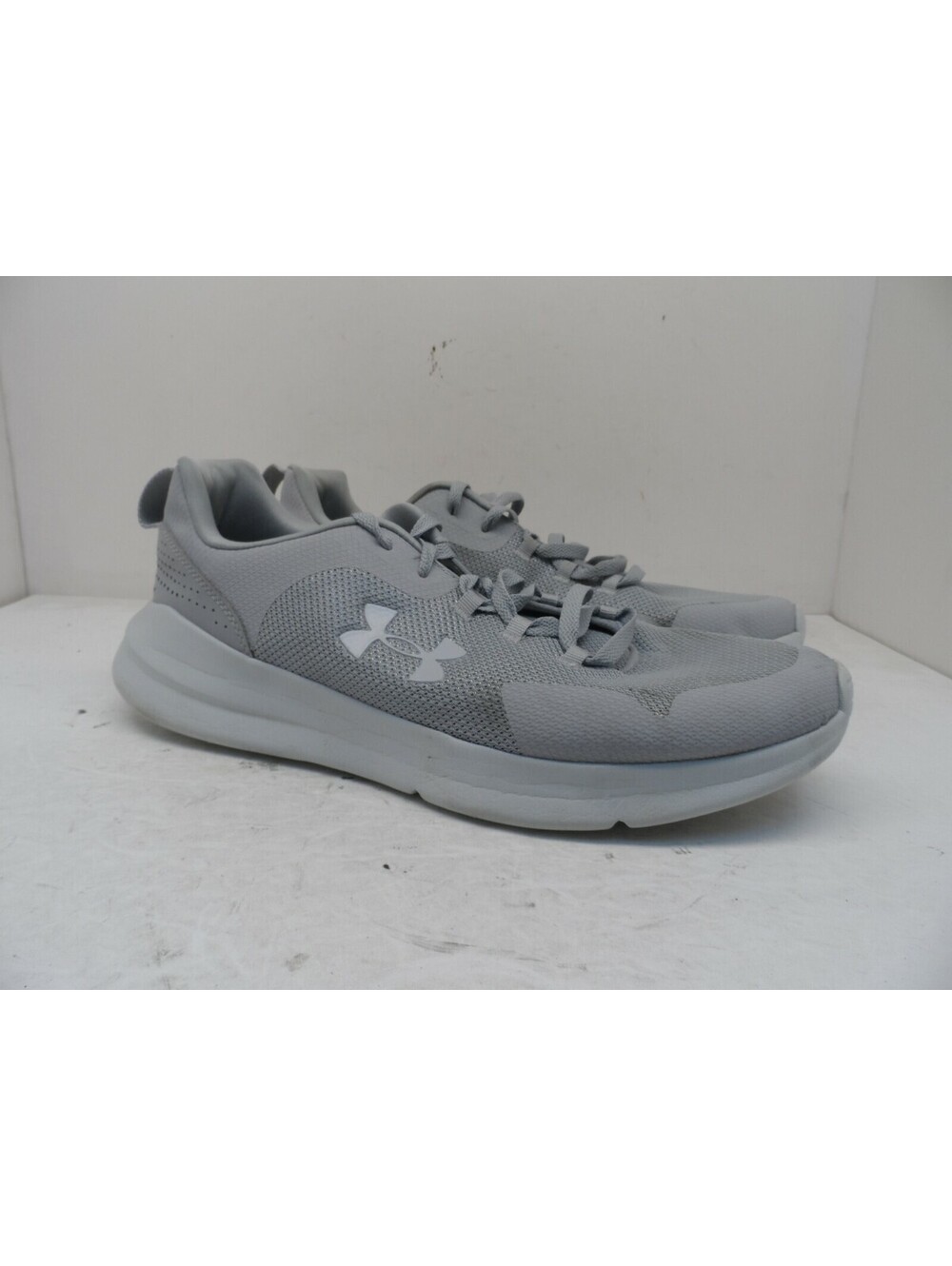 Under Armour Men's Charged Assert 8 Casual Running Shoes Gray/White 13M
